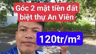 Bán lô góc 2 mặt tiền đất Biệt Thự An Viên, nha trang giá rẻ