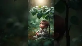 Rainy Day Wonder: Baby Finds Shelter in Nature&rsquo;s Arms 🌧️❤️ | Heartwarming Moments | Adorable Baby