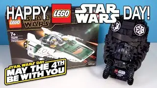 LEGO Star Wars - TIE Fighter Pilot Helmet Review! Happy Star Wars Day!