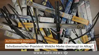 Der große Scheibenwischertest – Welche Marke überzeugt im Alltag?