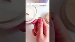Self-Care Crackling Candles | Candle Studio VLOG #shorts #selfcare #selflove
