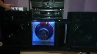 Meine  technics  Anlage mit boxen  2x600Watt  OMNITRONIC DX-1222 UND AUTO BASS BOXEN 2000WATT  MANTA