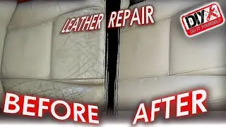 🔴 Leather seats repair in the car !How to restore your leather car seats!