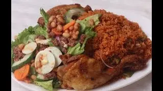 КАК ПРИГОТОВИТЬ РЕЦЕПТ ДЖОЛЛОФ С РИСОМ И КУРИЦЕЙ ПО-ГАНСКИ || Аутентичный рецепт джоллоф
