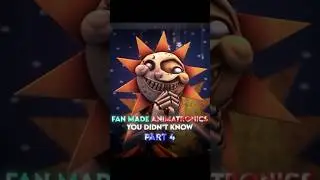 Fan made animatronics you didn't know | Part 4🔥#fnaf #fivenightsatfreddys #williamafton #shorts
