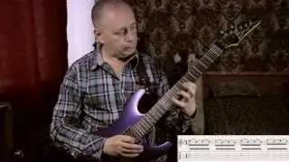 Легато -  2- я линия, уроки игры на гитаре
