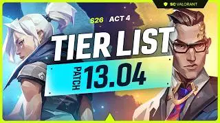 NEW Agent Tier List PATCH 13.04! - Breeze REMOVED - Abyss Returns!