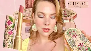 Коллекция Gucci Gorgeous Flora 🌸 Палетка для глаз и помада They Met In Argentina 🌺