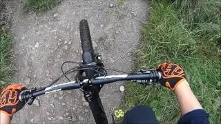 grassy descent and drumclog bomb hole mugdock mtb