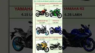 Top Popular Bike Under 4-5 Lakh |Popular Bike | #shortsfeed #automobile #bike #bikers #bikelover #yt