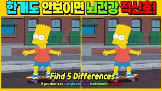 [틀린그림찾기] 한개도 안보이면 뇌건강 위험! - 두뇌테스트 #74