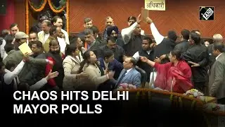 Delhi Mayor Election: BJP, AAP councillors clash with each other, trade barbs over pandemonium