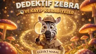 Dedektif Zebra ve Kayıp Kurabiyelerin Gizemi | Çocuk Masalları Dinle 🦓🍪