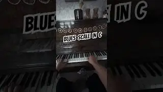 Learn the C Blues Scale on Piano in 10 Seconds🎹 #bluespiano #piano