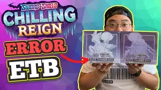 Opening Pokemon Chilling Reign Error Elite Trainer Boxes (ETB) and pulled a...