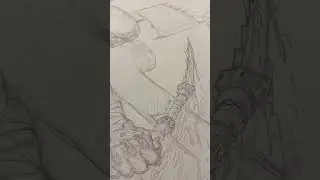 Absolute Batman early process for pencils. #batman #absolutebatman #drawing #comicartist #coverart