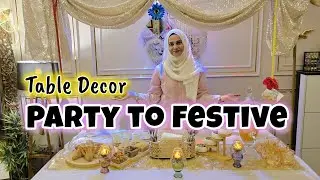 ✨️Festive Dining Table Decoration Ideas | with Nestasia Finds &hearts;️
