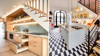 Kitchen under stairs | Under stairs storage ideas for small spaces | Home Decor & interior design