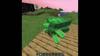 Minecraft Turtle Riding Turtle
