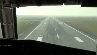 Jumpseat ride from Bornholm Airport and Copenhagen Airport, ATR 42-320, DAT