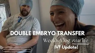 ❄️ Double Embryo Transfer! Transferring Two & Preparing for the Big Day | Lauren & David 💕