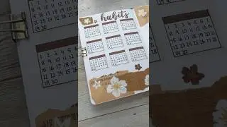 This is my easy and beginner friendly April 2024 bullet journal setup🌼.