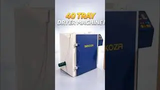 Sekoza 40 Tray Dryer Machine|  Industrial Food Drying Solution