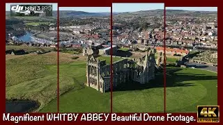 Stunning Aerial Drone Views | Whitby Abbey & North Yorkshire Coast.