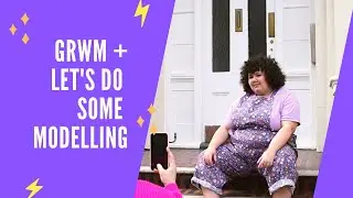 Small biz vlog | GRWM + let's do some modelling! | Plus size model | Headblush