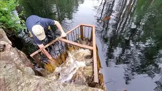 Unclogging Culvert With Beaver Resistant Trash Rack