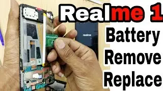 How to Remove Battery oppo Realme 1 | Replacement Battery Realme 1 | Disconnect Battery Realme 1