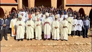 Surprising my Priest brother in mass on his birthday