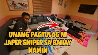 UNANG PAGTULOG NI JAPER SNIPER AT MRS SNIPER SA AMING BAHAY @mrs.japersniper7165 