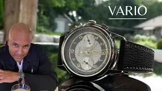 Vario Art Deco Chronograph Watch | an ART DECO MECCA-QUARTZ achievement!