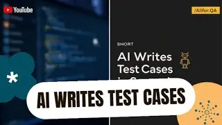 AI writes test cases in seconds 🤯
