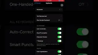 Iphone keyboard settings/iPhone tricks#informative #iphone #apple #viral