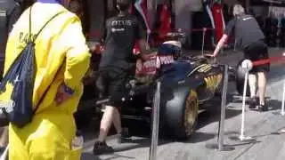 Lotus E23 Hybrid F1 car