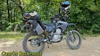 Миссури Озарк, река Джекс-Форк, KLX300