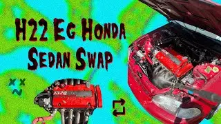H22 eg honda sedan h2b swap