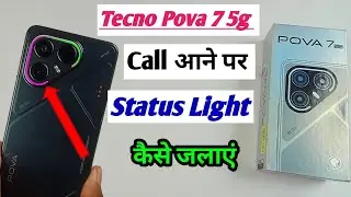 Tecno pova 7 status light setting / tecno pova 7 me status light kaise jalaye / tecno pova 7 5g