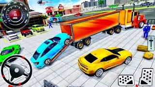 Limo Car Transporter Truck Simulator 3D - Crazy Offroad Trailer Driving - Android GamePlay