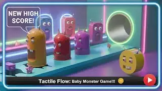 The Secret Life of 3D Baby Monsters: Heart Snack Time! ❣️