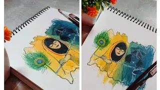 How To Draw Radha Krishna To Another Way