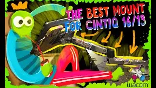 How to mount Wacom Cintiq 16hd and Ergotron LX