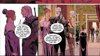 Reading The Witcher Comic Curse of Crows 3
