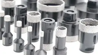 DT-DIATOOL Dry Vacuum Brazed Diamond Drilling Core Bits for Ceramic Tile Granite Marble Stone