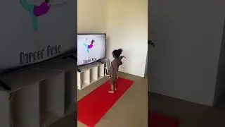 Yoga freeze dance with little champ #cutebaby #australia