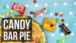 Candy Bar Pie | Leftover Halloween Chocolate Dessert Recipe by Forkly