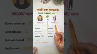 📌la comparaison de l&rsquo;imp&ocirc;t entre un salaire de 2000&euro; VS 4000&euro;/ mois ?💸 #impots #imp&ocirc;ts #fiscalit&eacute;