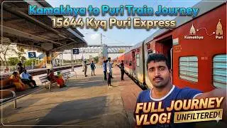 Kamakhya to Puri Full Train Journey | 15644 KAMAKHYA PURI EXP Sleeper Class Journey